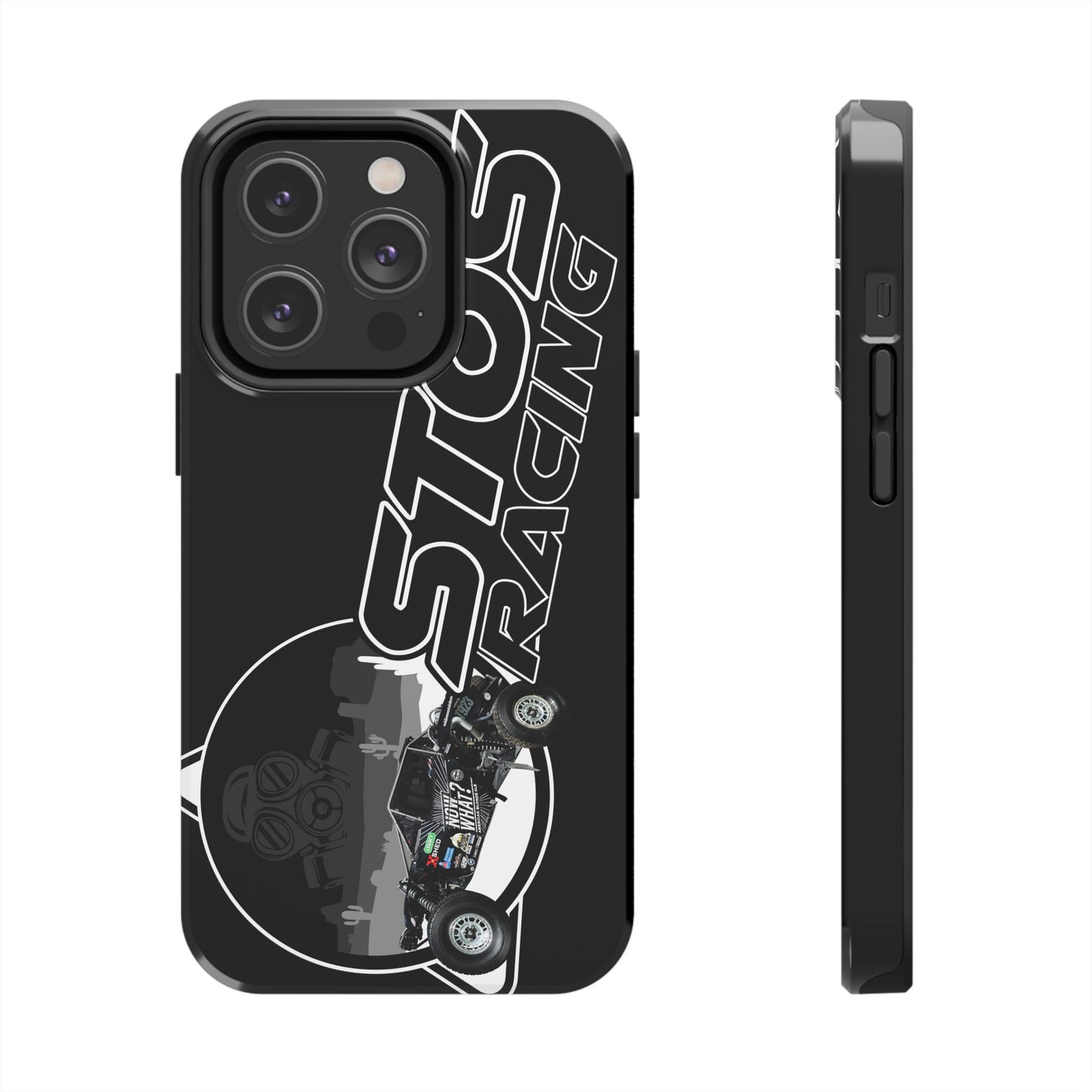 STOS Racing-Themed Tough Phone Cases, Durable Racing Phone Cover, Motorsport Accessories, Gifting for Car Enthusiasts, Sturdy Phone Protection