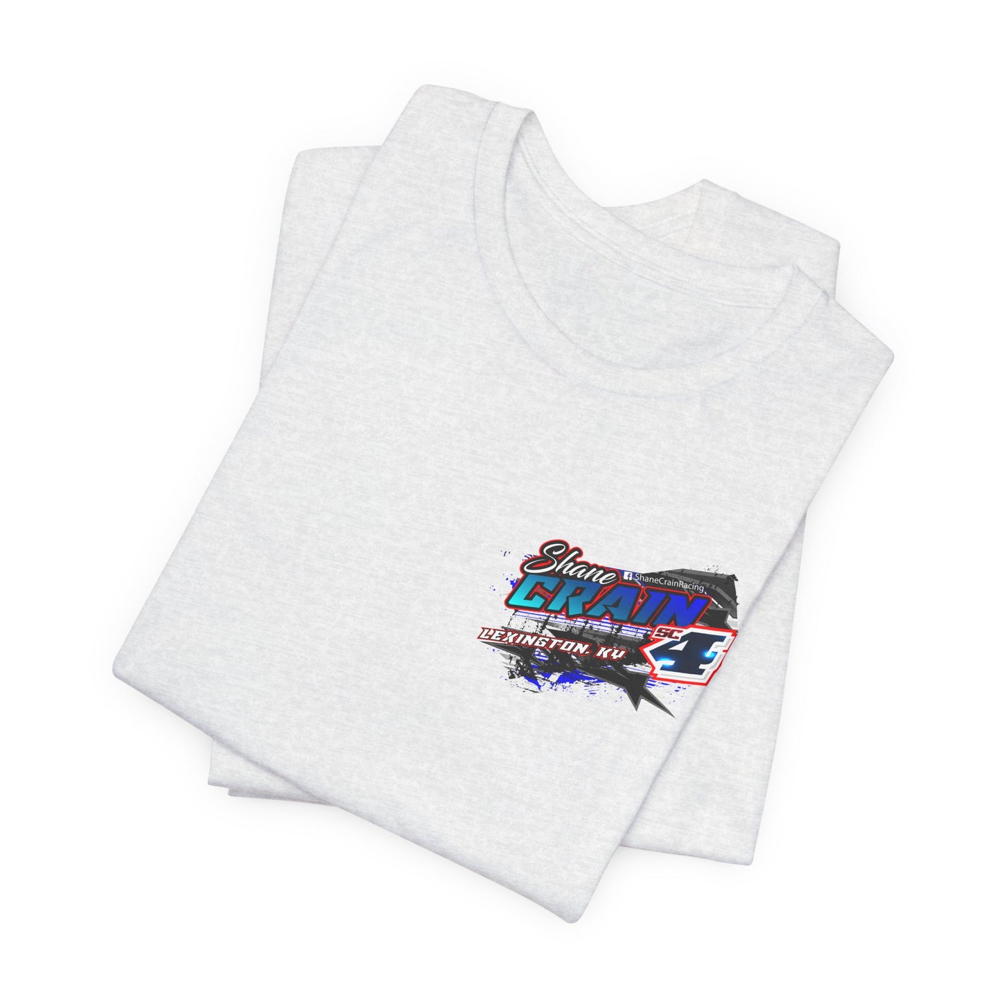 Shane Crain Racing Enthusiast Tee, Unisex Jersey Short Sleeve Shirt for Fans, Motorsport Gift, Race Day Apparel, Cool Graphic Tee, Shane Crain Design