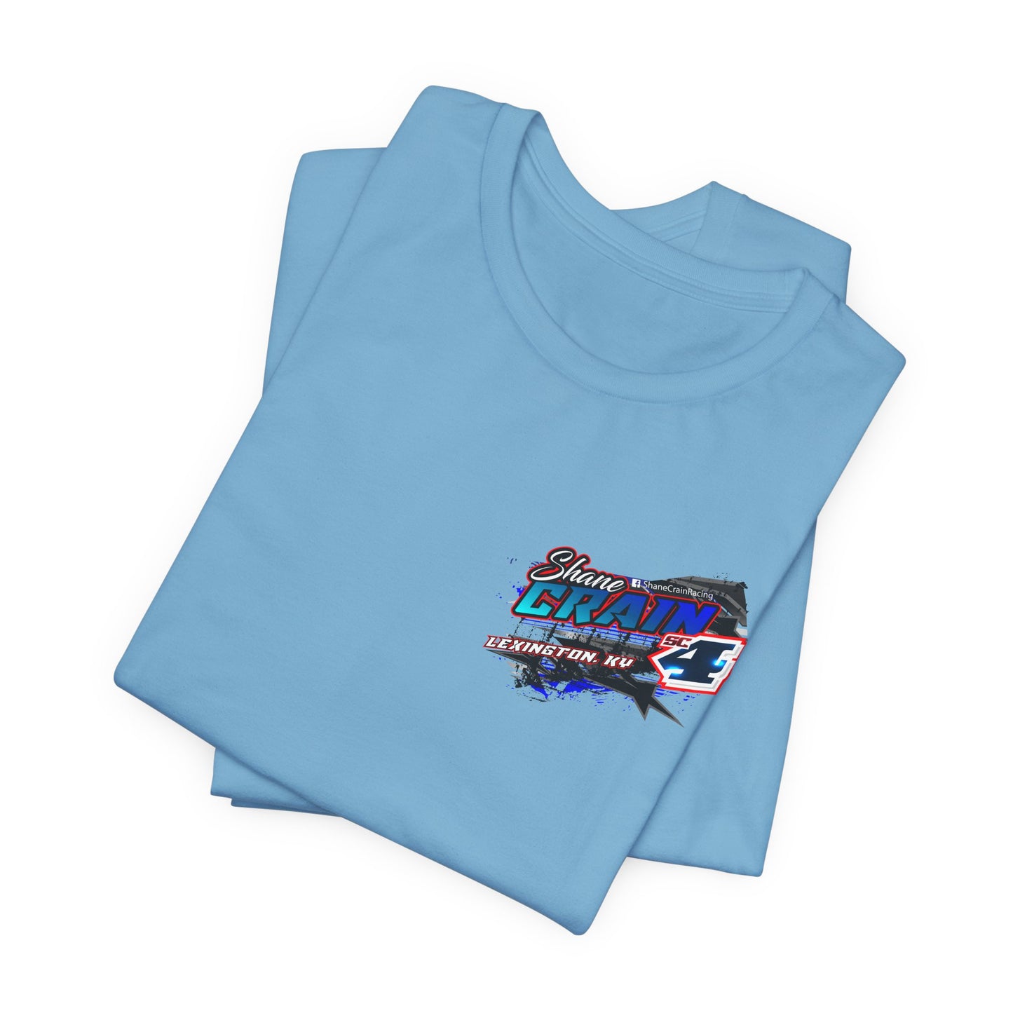 Shane Crain Racing Enthusiast Tee, Unisex Jersey Short Sleeve Shirt for Fans, Motorsport Gift, Race Day Apparel, Cool Graphic Tee, Shane Crain Design