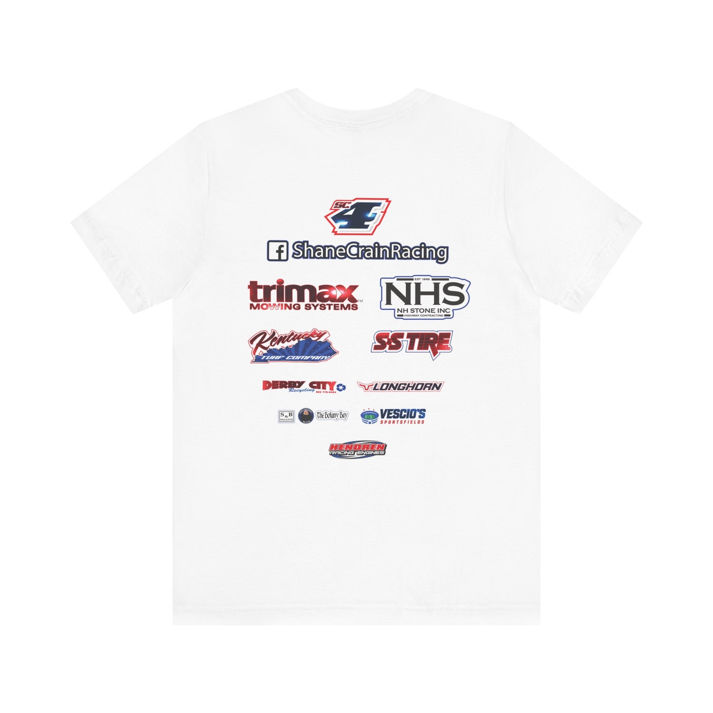 Shane Crain Racing Unisex Tee - Perfect for Race Fans, Casual Wear, Gifts for Drivers or Racing Enthusiasts