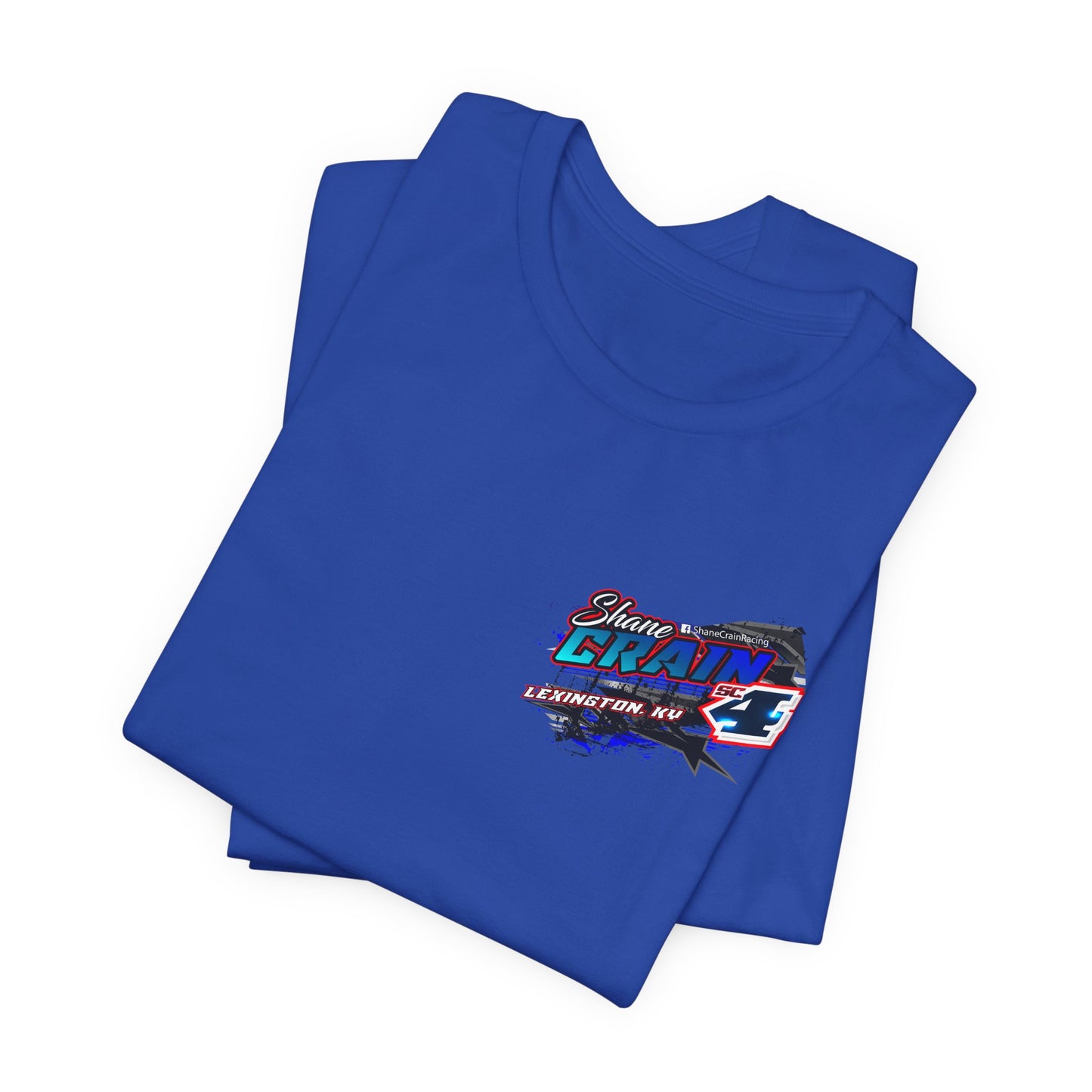 Shane Crain Racing Enthusiast Tee, Unisex Jersey Short Sleeve Shirt for Fans, Motorsport Gift, Race Day Apparel, Cool Graphic Tee, Shane Crain Design