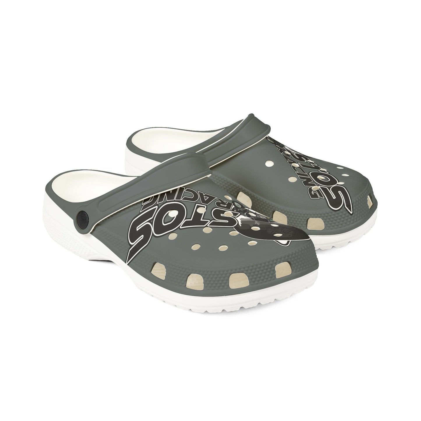 Stos Racing Stylish EVA Foam Rubber Clogs, Comfortable Footwear for Everyday Use, Perfect for Outdoor Fun, Summer Shoes, Casual Slip-Ons