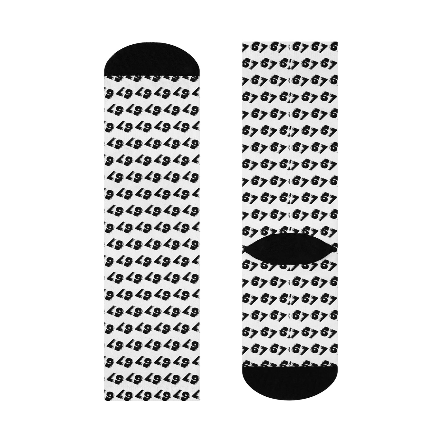 Trendy Cushioned Crew Socks, Cozy Gift for Sock Lovers, Fun Patterned Socks, Everyday Comfort, Unique Fashion Accessories