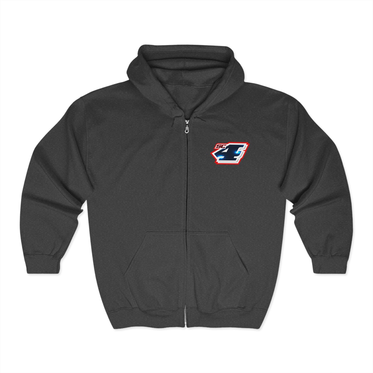 Shane Crain Zip Hoodie with Custom Designs, Perfect for Motorsports Fans, Comfortable Outerwear, Gifting for Race Day, Casual Wear