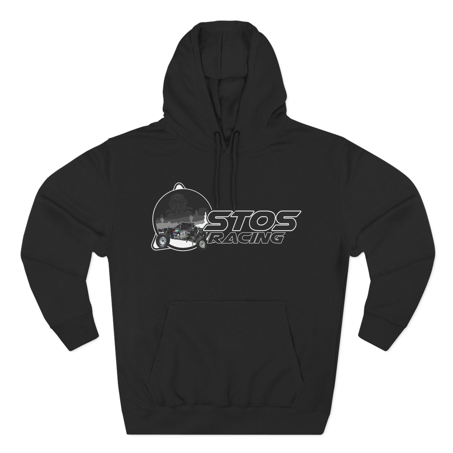Stos Racing Hoodie - Perfect for Motorsports Fans, Casual Wear, Gifts, and Racing Events, Cozy Fleece