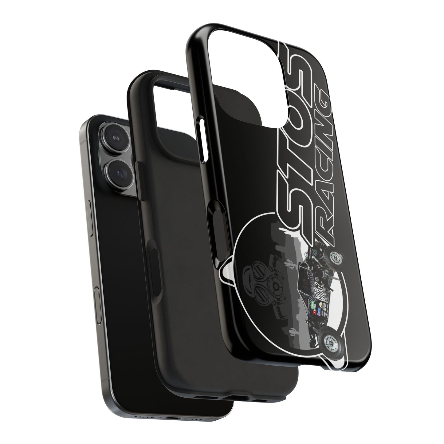 STOS Racing-Themed Tough Phone Cases, Durable Racing Phone Cover, Motorsport Accessories, Gifting for Car Enthusiasts, Sturdy Phone Protection