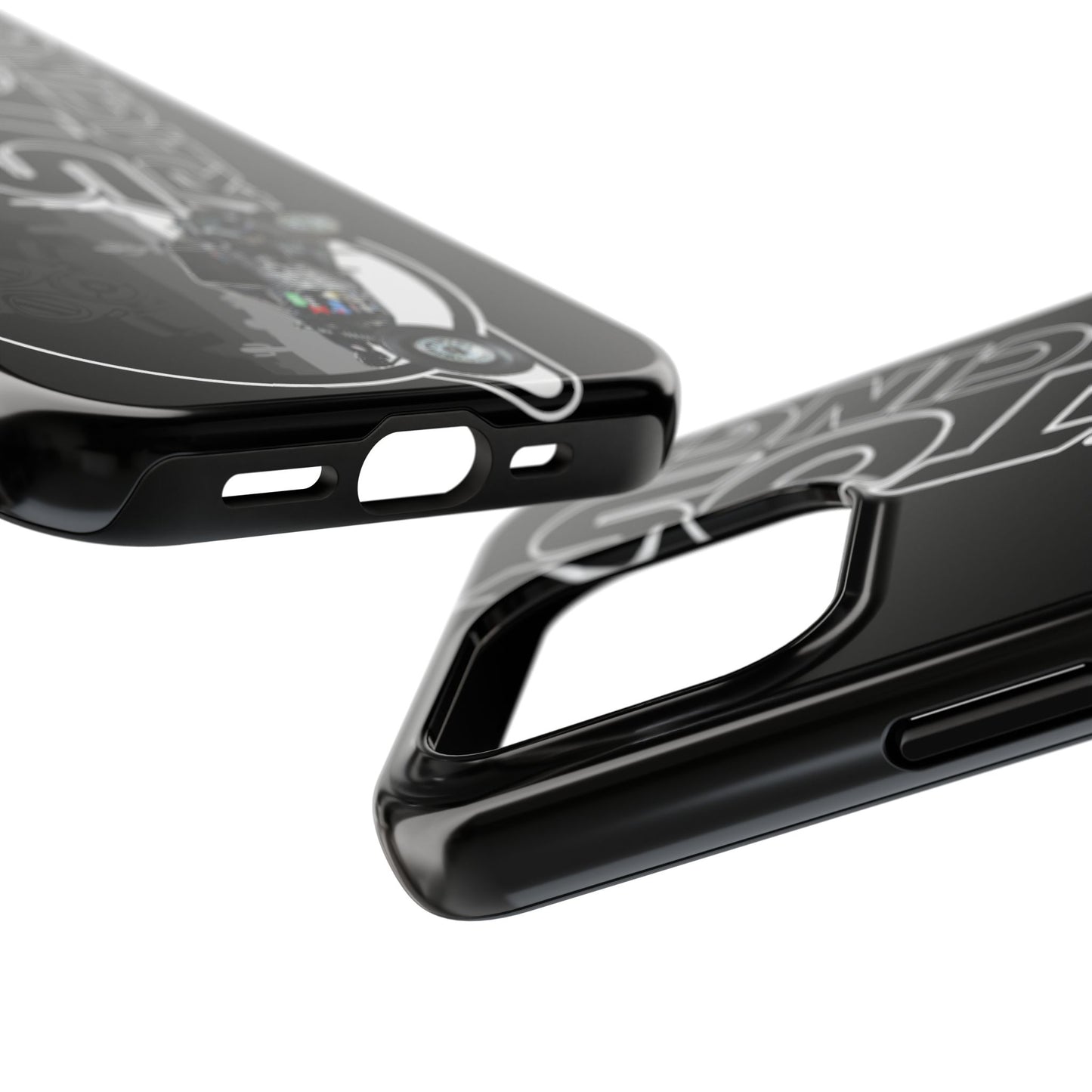STOS Racing-Themed Tough Phone Cases, Durable Racing Phone Cover, Motorsport Accessories, Gifting for Car Enthusiasts, Sturdy Phone Protection