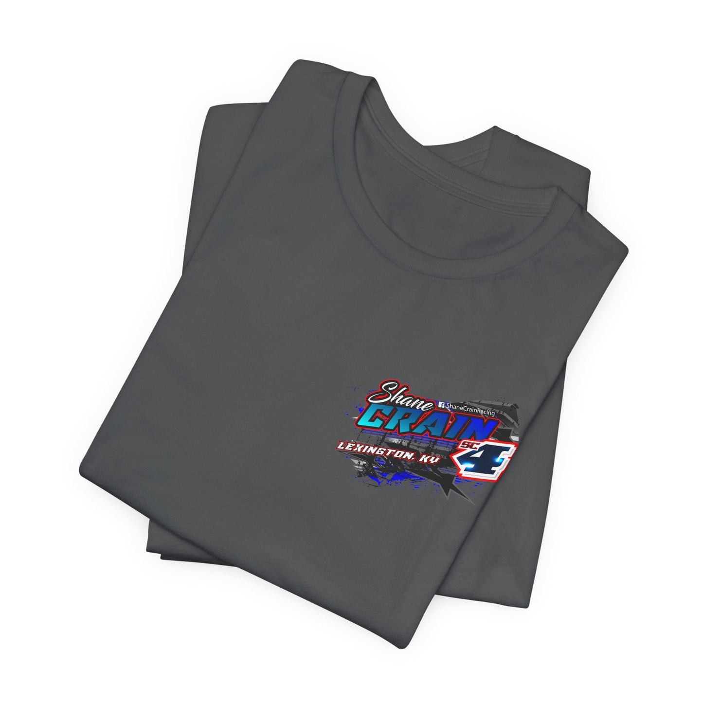 Shane Crain Racing Enthusiast Tee, Unisex Jersey Short Sleeve Shirt for Fans, Motorsport Gift, Race Day Apparel, Cool Graphic Tee, Shane Crain Design