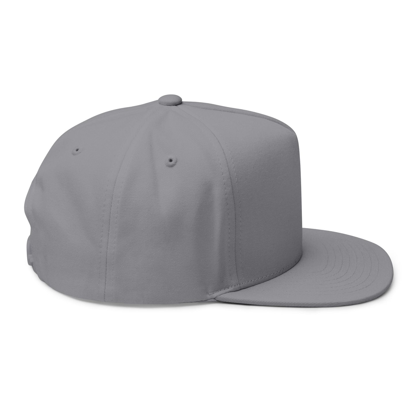 Trendy Embroidered Flat Bill Cap for Urban Style, Adjustable Snapback, Perfect Gift for Birthdays, Streetwear, Casual Outfits, Sports Events