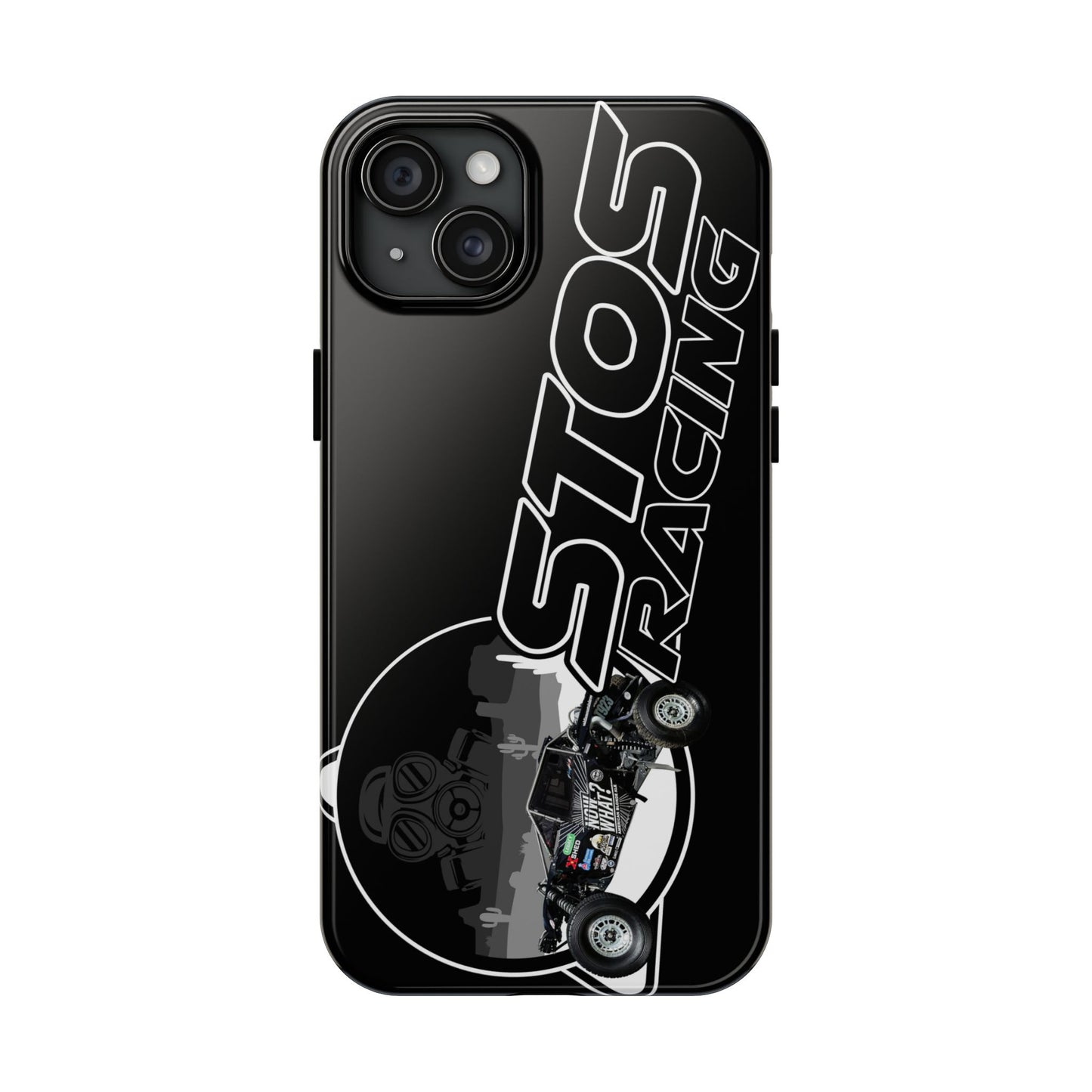 STOS Racing-Themed Tough Phone Cases, Durable Racing Phone Cover, Motorsport Accessories, Gifting for Car Enthusiasts, Sturdy Phone Protection