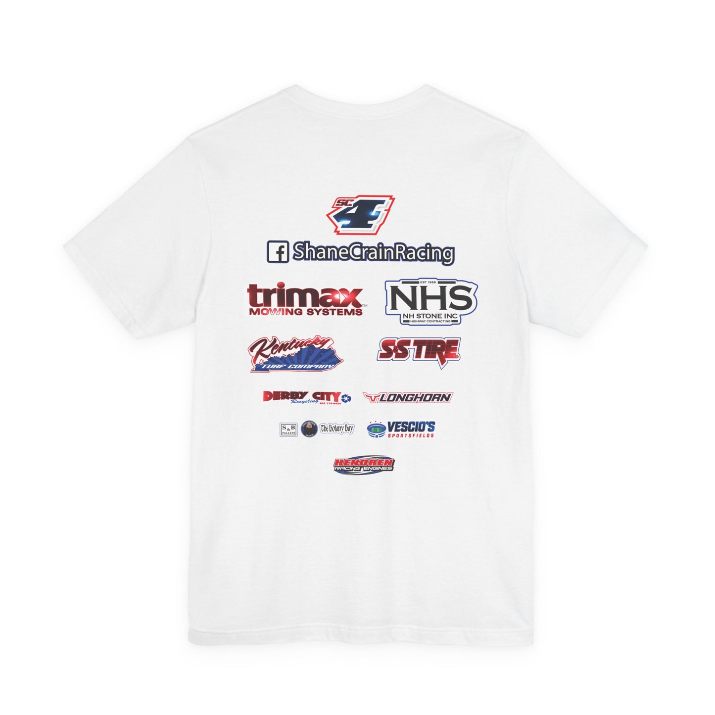 Shane Crain Racing Unisex Tee - Perfect for Race Fans, Casual Wear, Gifts for Drivers or Racing Enthusiasts