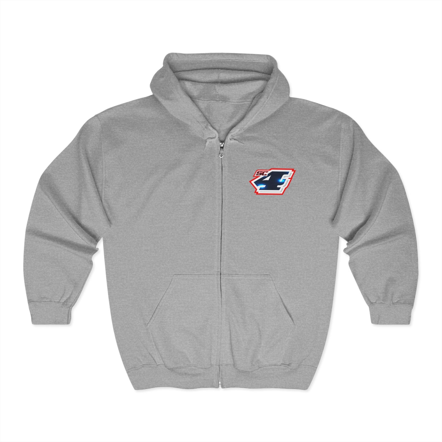 Shane Crain Zip Hoodie with Custom Designs, Perfect for Motorsports Fans, Comfortable Outerwear, Gifting for Race Day, Casual Wear