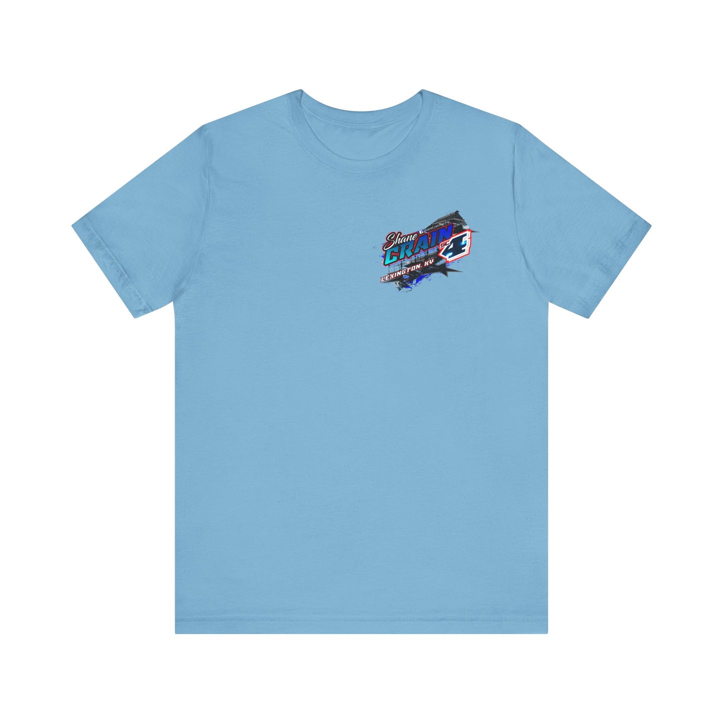 Shane Crain Racing Enthusiast Tee, Unisex Jersey Short Sleeve Shirt for Fans, Motorsport Gift, Race Day Apparel, Cool Graphic Tee, Shane Crain Design