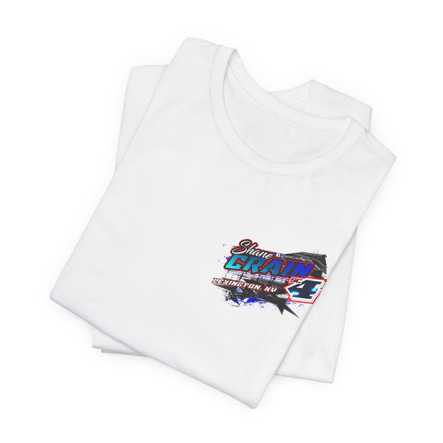 Shane Crain Racing Enthusiast Tee, Unisex Jersey Short Sleeve Shirt for Fans, Motorsport Gift, Race Day Apparel, Cool Graphic Tee, Shane Crain Design
