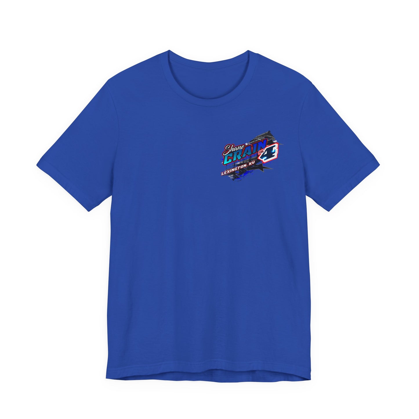 Shane Crain Racing Enthusiast Tee, Unisex Jersey Short Sleeve Shirt for Fans, Motorsport Gift, Race Day Apparel, Cool Graphic Tee, Shane Crain Design