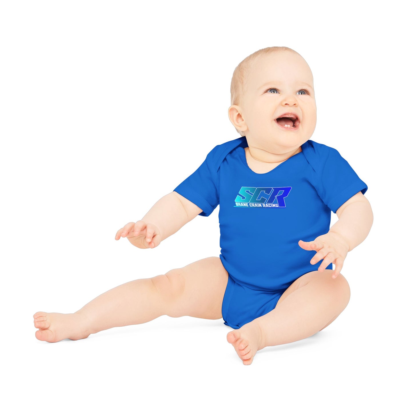 Shane Crain Organic Baby Bodysuit - Fun SCR Design, Eco-Friendly Infant Clothes, Cute Baby Gift, Baby Shower Essential, Toddler Outfit