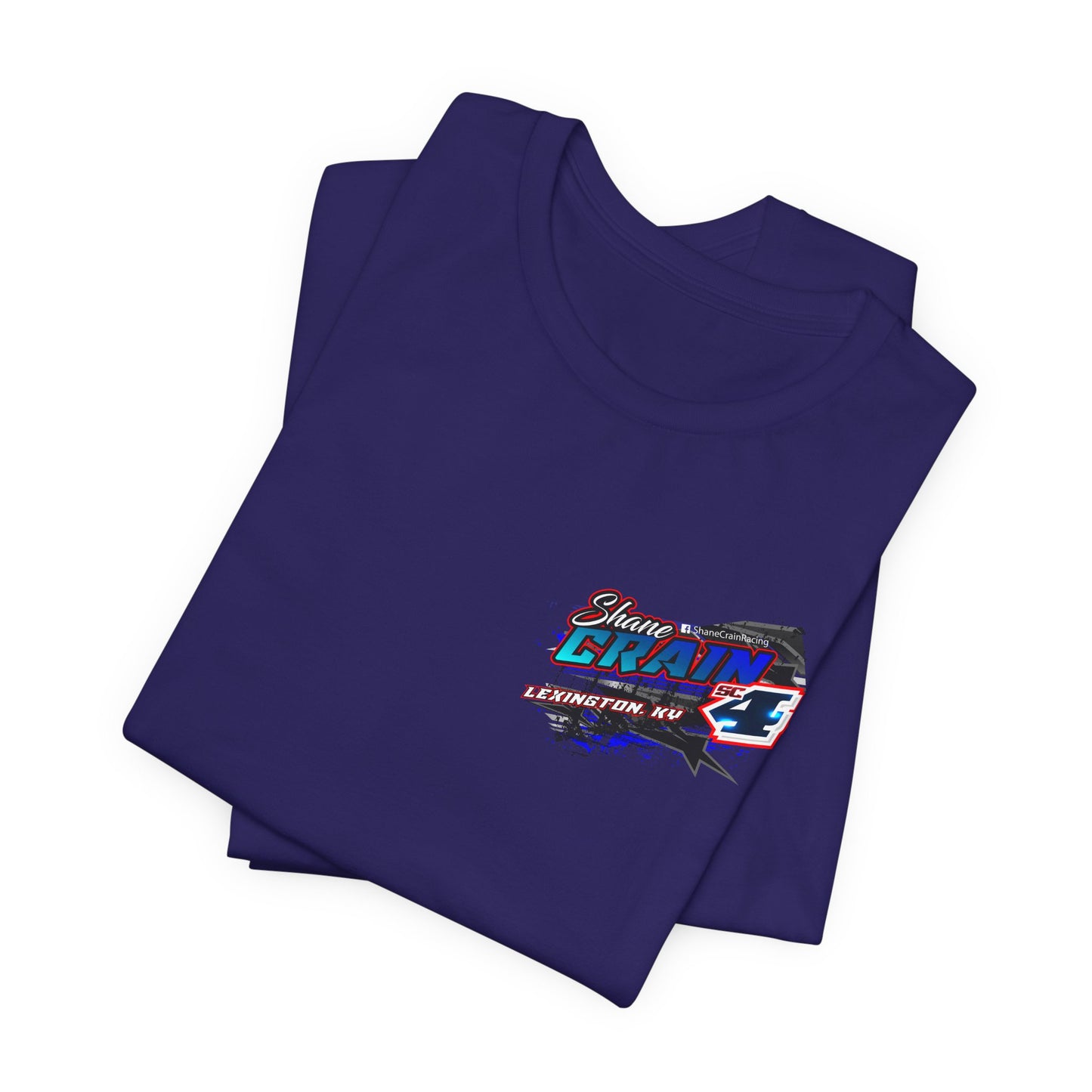 Shane Crain Racing Enthusiast Tee, Unisex Jersey Short Sleeve Shirt for Fans, Motorsport Gift, Race Day Apparel, Cool Graphic Tee, Shane Crain Design