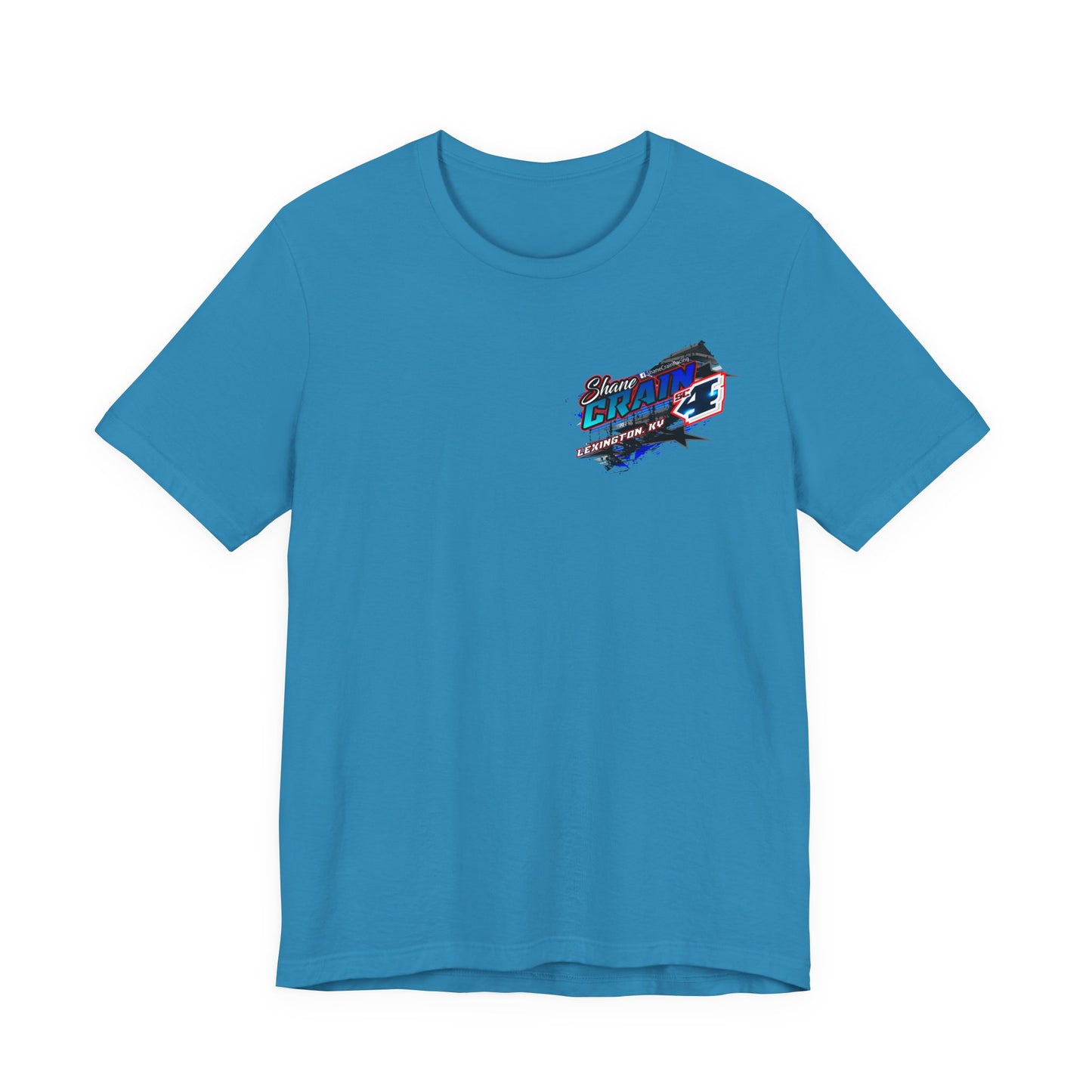 Shane Crain Racing Enthusiast Tee, Unisex Jersey Short Sleeve Shirt for Fans, Motorsport Gift, Race Day Apparel, Cool Graphic Tee, Shane Crain Design
