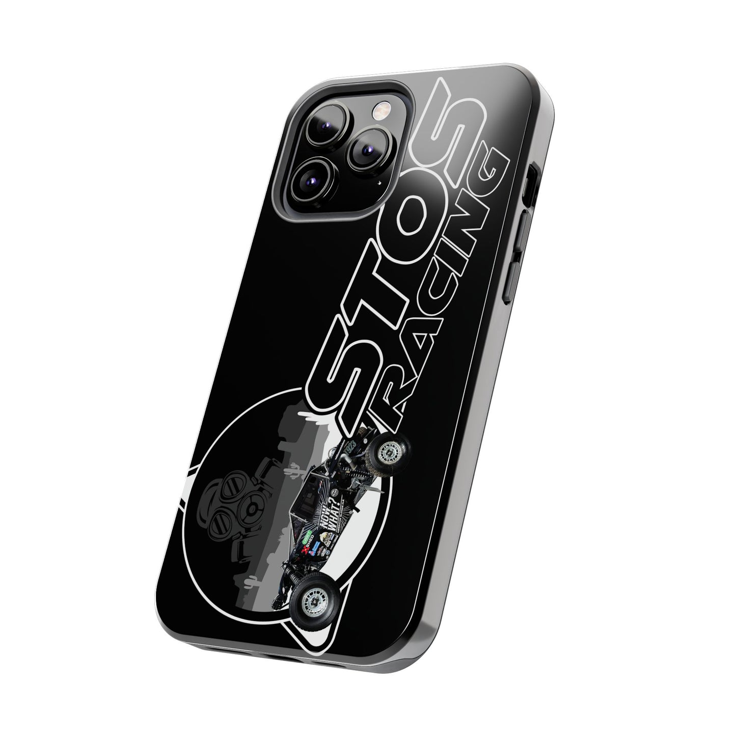 STOS Racing-Themed Tough Phone Cases, Durable Racing Phone Cover, Motorsport Accessories, Gifting for Car Enthusiasts, Sturdy Phone Protection