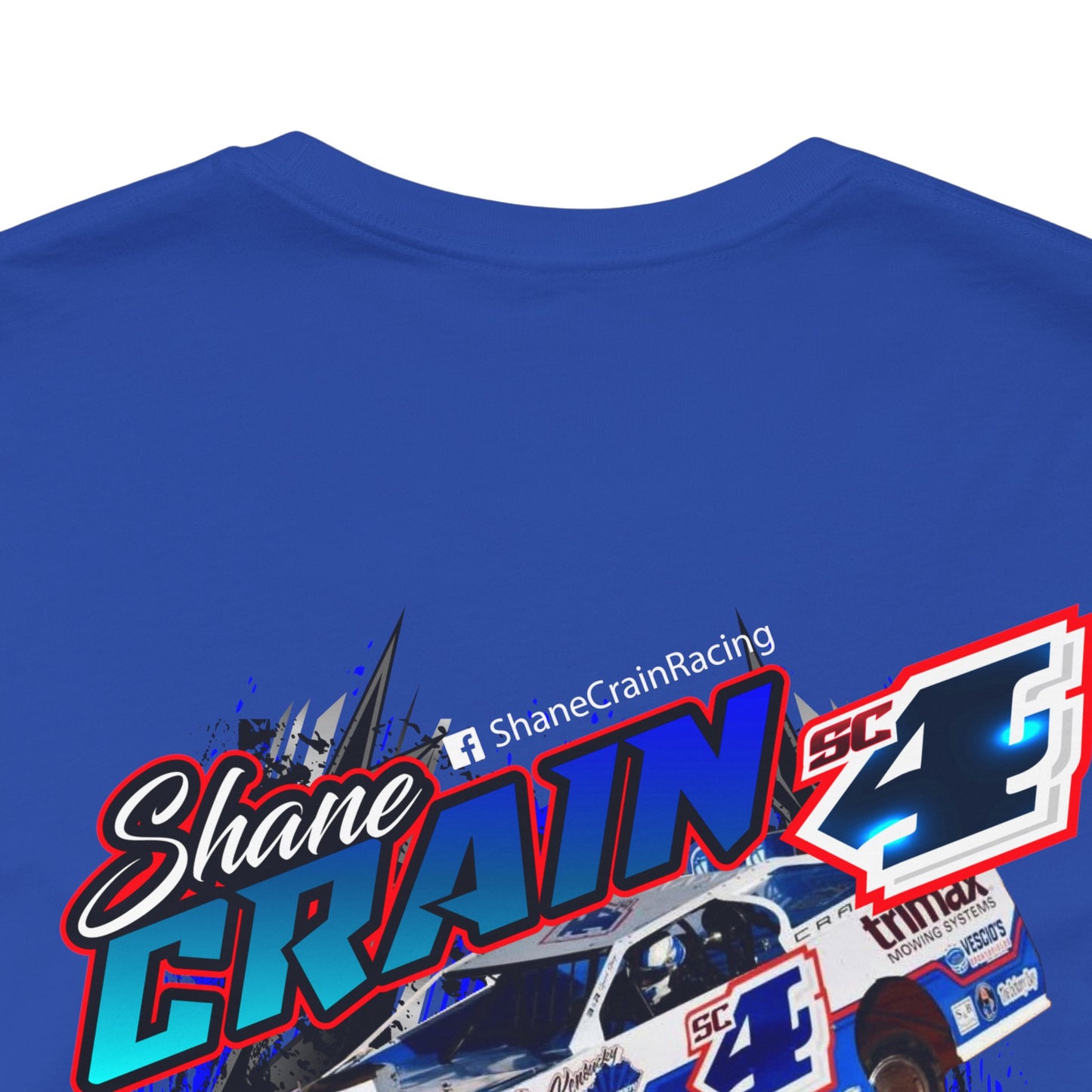 Shane Crain Racing Enthusiast Tee, Unisex Jersey Short Sleeve Shirt for Fans, Motorsport Gift, Race Day Apparel, Cool Graphic Tee, Shane Crain Design