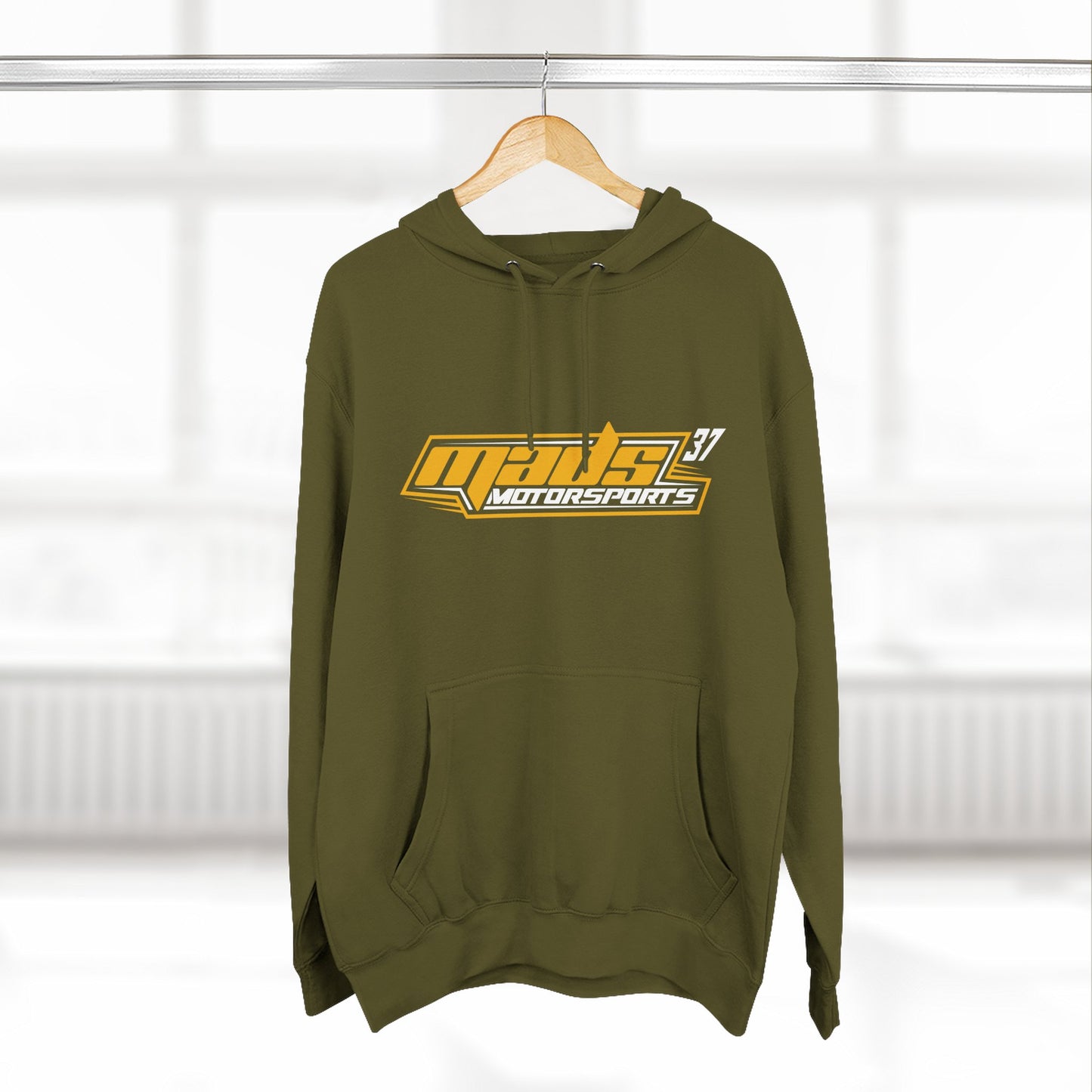 Jarred Querio Hoodie — Retro Racing 'Avantis' Script with 'Daren 37' Back Graphic