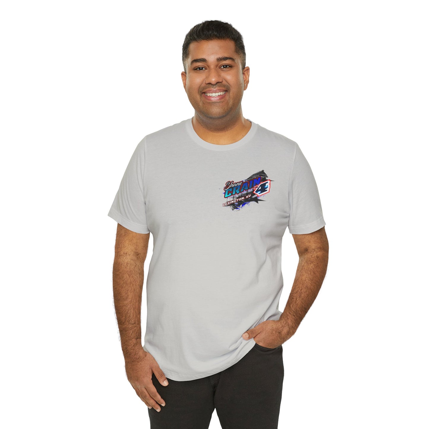 Shane Crain Racing Enthusiast Tee, Unisex Jersey Short Sleeve Shirt for Fans, Motorsport Gift, Race Day Apparel, Cool Graphic Tee, Shane Crain Design