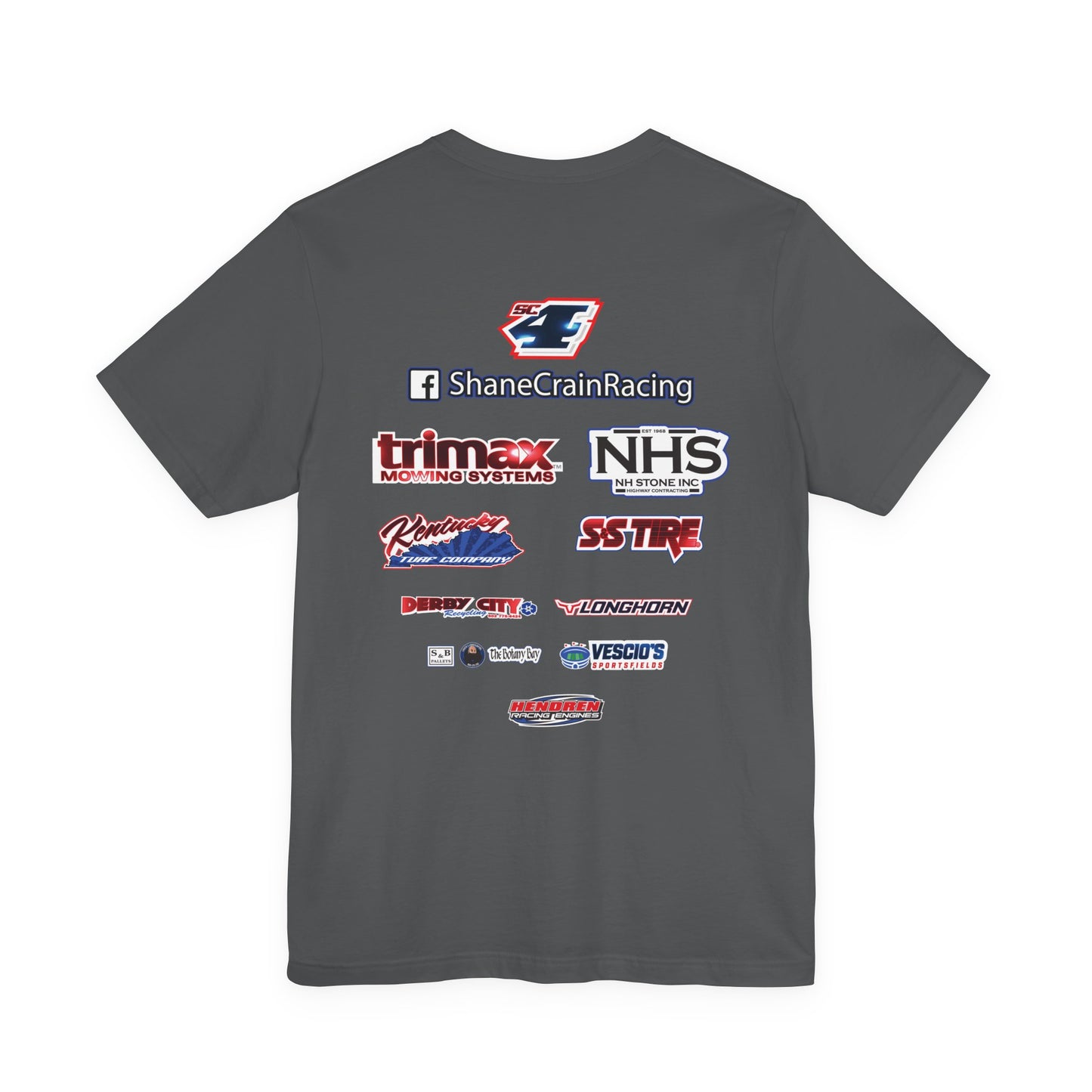 Shane Crain Racing Unisex Tee - Perfect for Race Fans, Casual Wear, Gifts for Drivers or Racing Enthusiasts