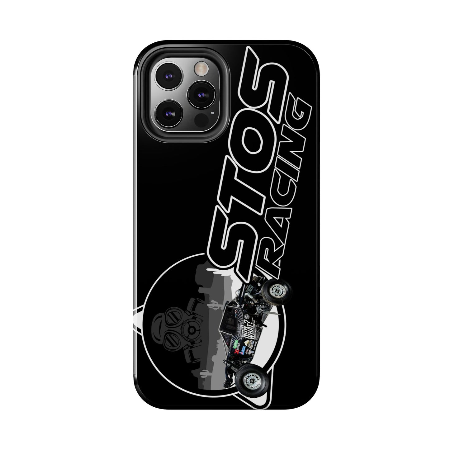 STOS Racing-Themed Tough Phone Cases, Durable Racing Phone Cover, Motorsport Accessories, Gifting for Car Enthusiasts, Sturdy Phone Protection