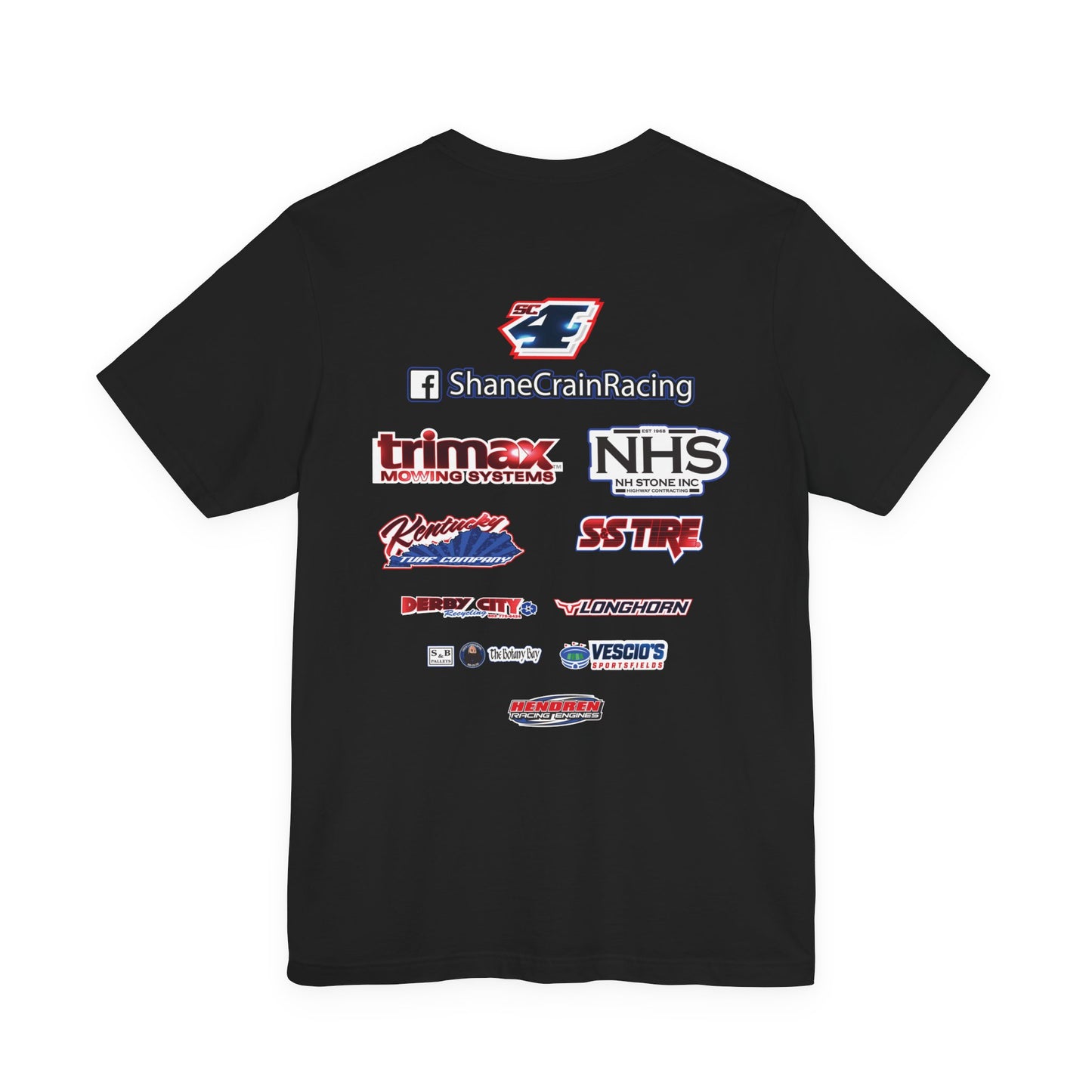 Shane Crain Racing Unisex Tee - Perfect for Race Fans, Casual Wear, Gifts for Drivers or Racing Enthusiasts