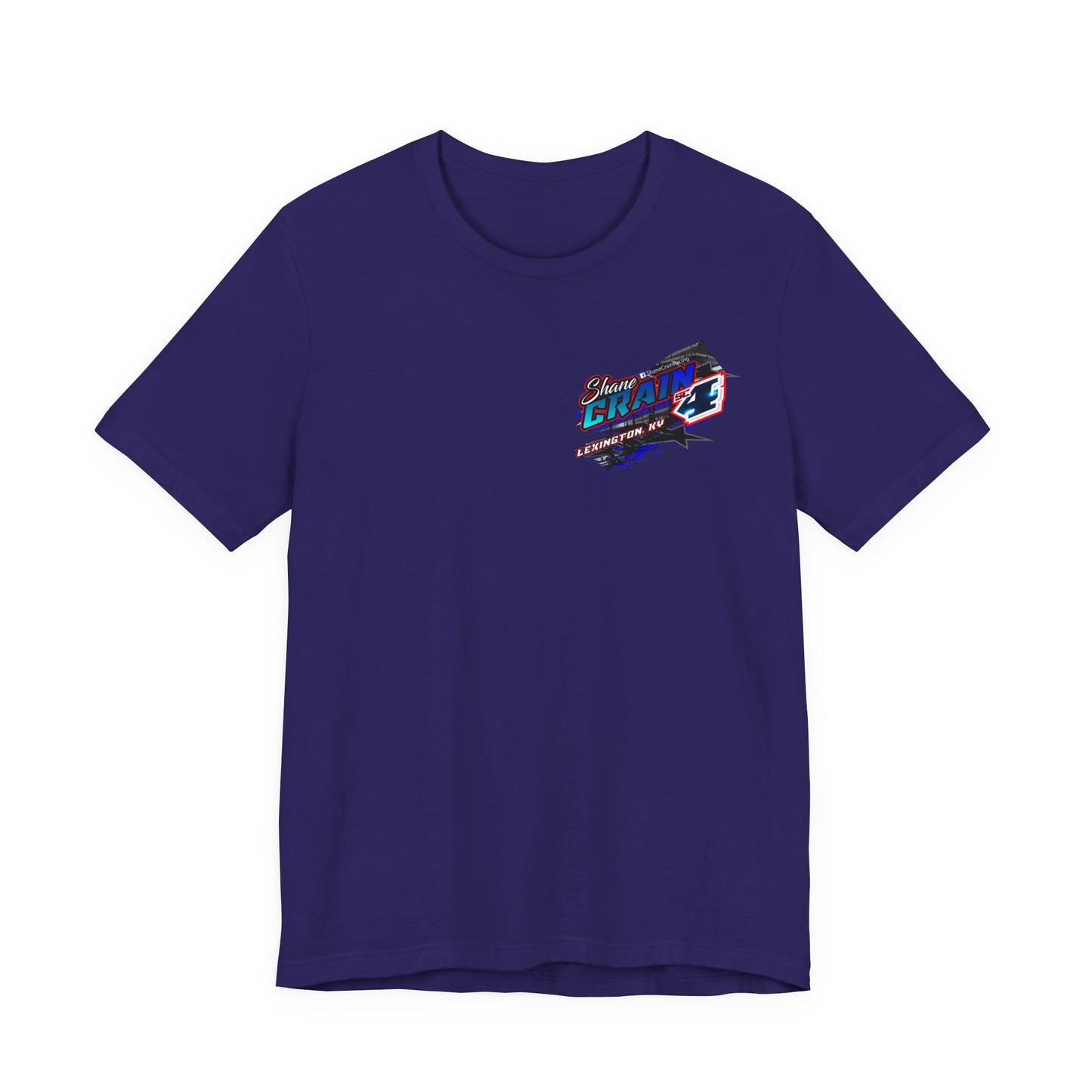Shane Crain Racing Enthusiast Tee, Unisex Jersey Short Sleeve Shirt for Fans, Motorsport Gift, Race Day Apparel, Cool Graphic Tee, Shane Crain Design