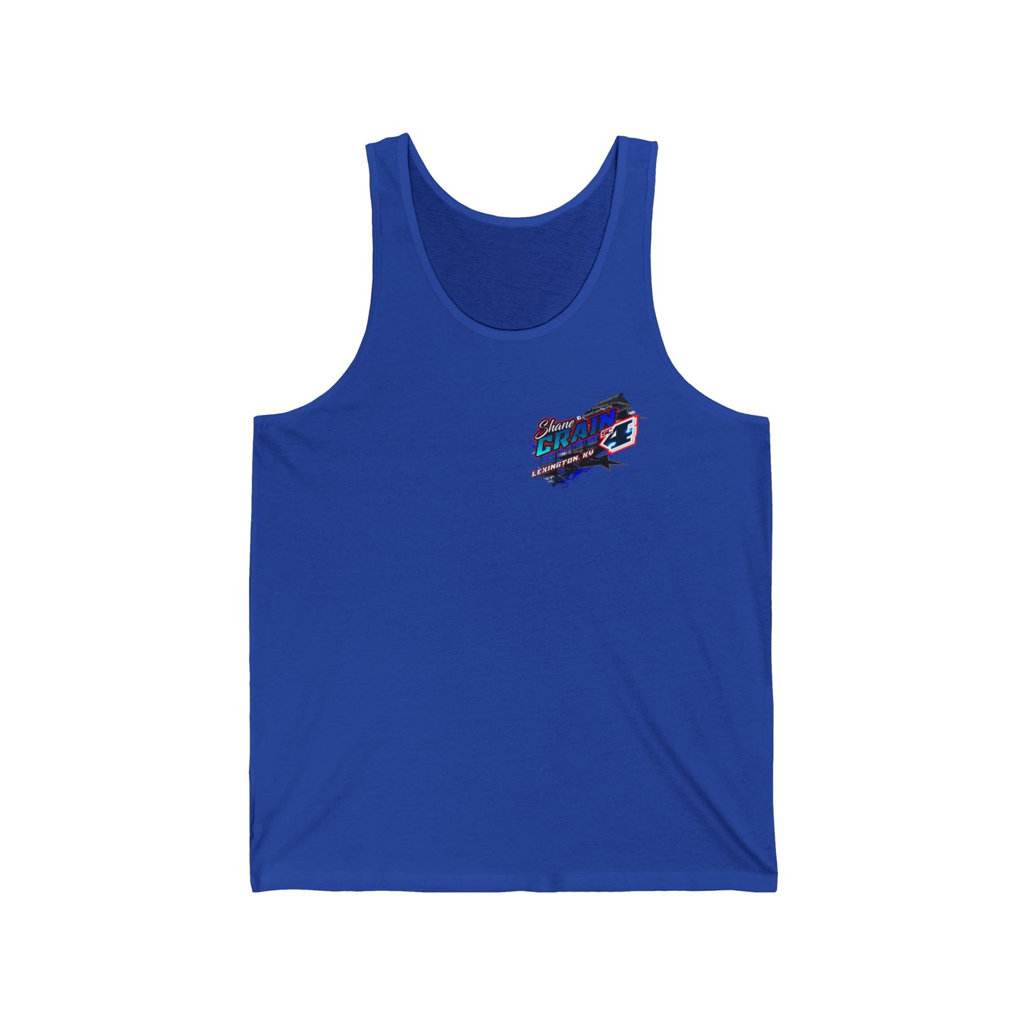 Shane Crain Tank Top with Racing Graphic, Perfect for Summer, Sports Events, Gifts for Race Fans, Casual Wear, Festival Outfit