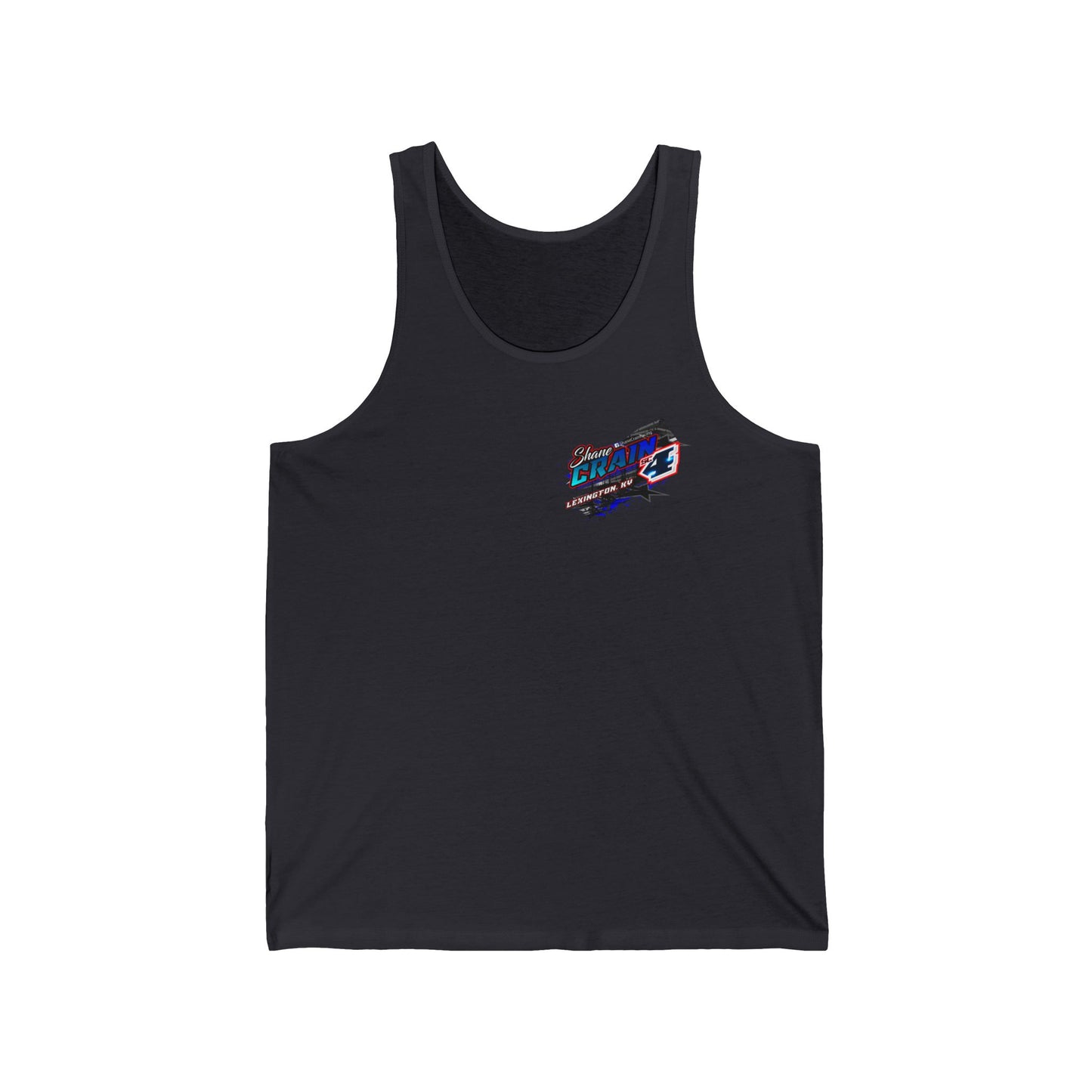 Shane Crain Tank Top with Racing Graphic, Perfect for Summer, Sports Events, Gifts for Race Fans, Casual Wear, Festival Outfit