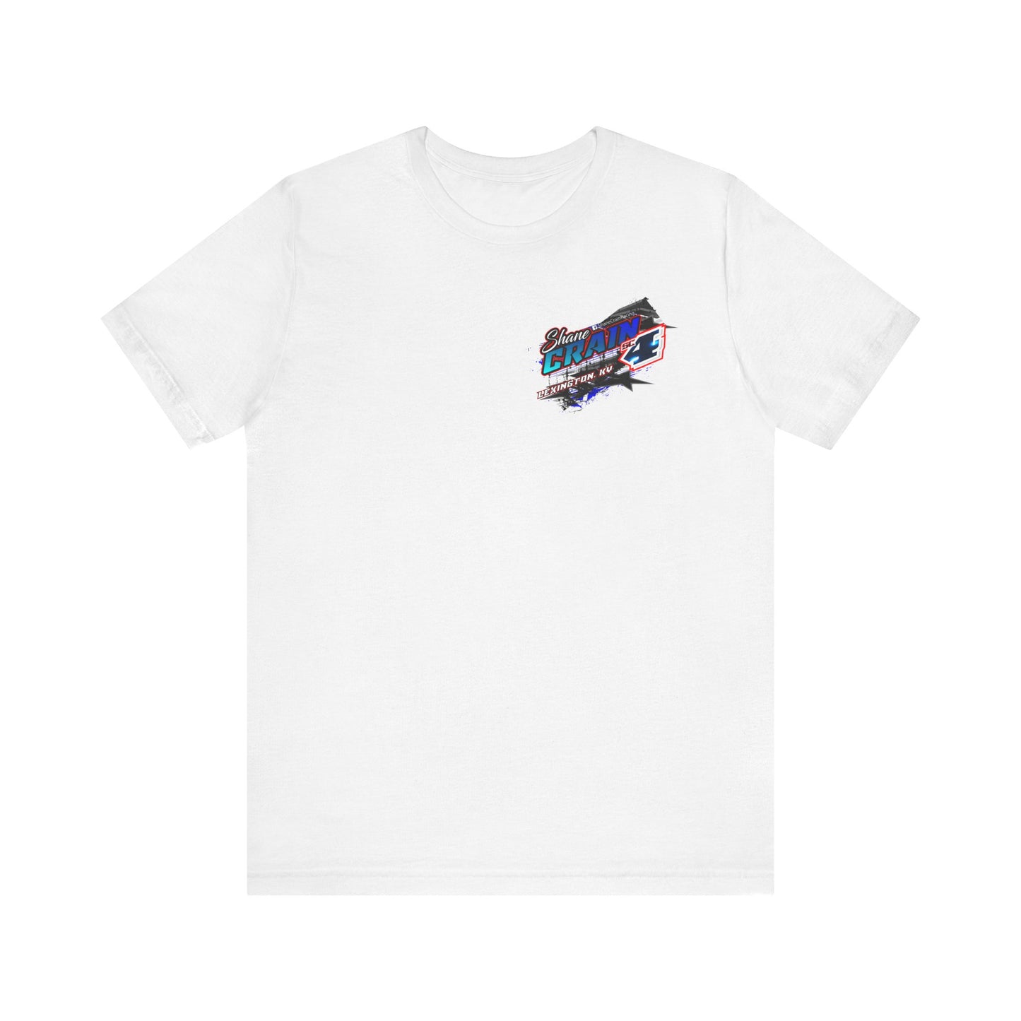Shane Crain Racing Enthusiast Tee, Unisex Jersey Short Sleeve Shirt for Fans, Motorsport Gift, Race Day Apparel, Cool Graphic Tee, Shane Crain Design
