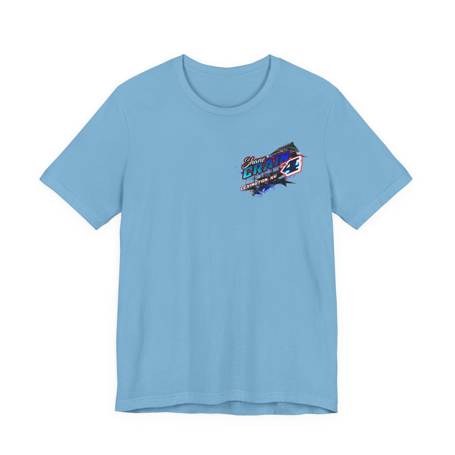 Shane Crain Racing Enthusiast Tee, Unisex Jersey Short Sleeve Shirt for Fans, Motorsport Gift, Race Day Apparel, Cool Graphic Tee, Shane Crain Design