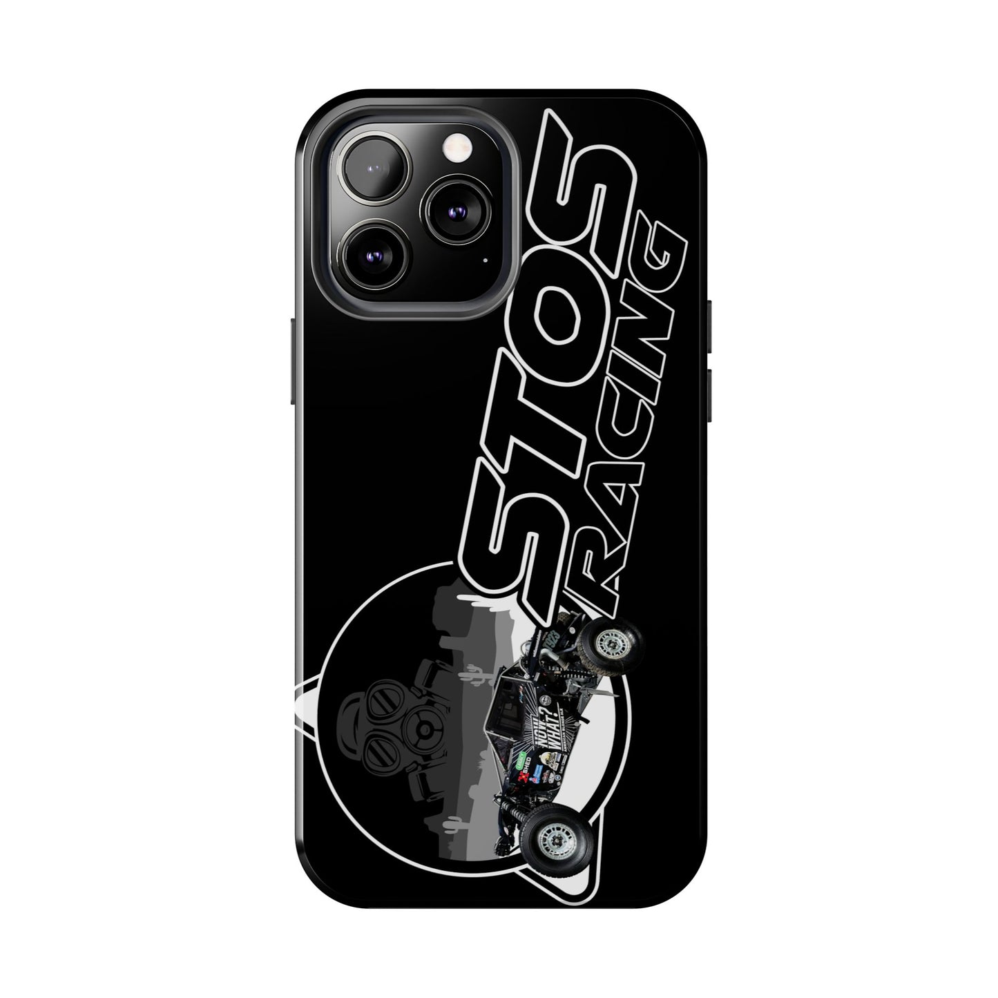 STOS Racing-Themed Tough Phone Cases, Durable Racing Phone Cover, Motorsport Accessories, Gifting for Car Enthusiasts, Sturdy Phone Protection