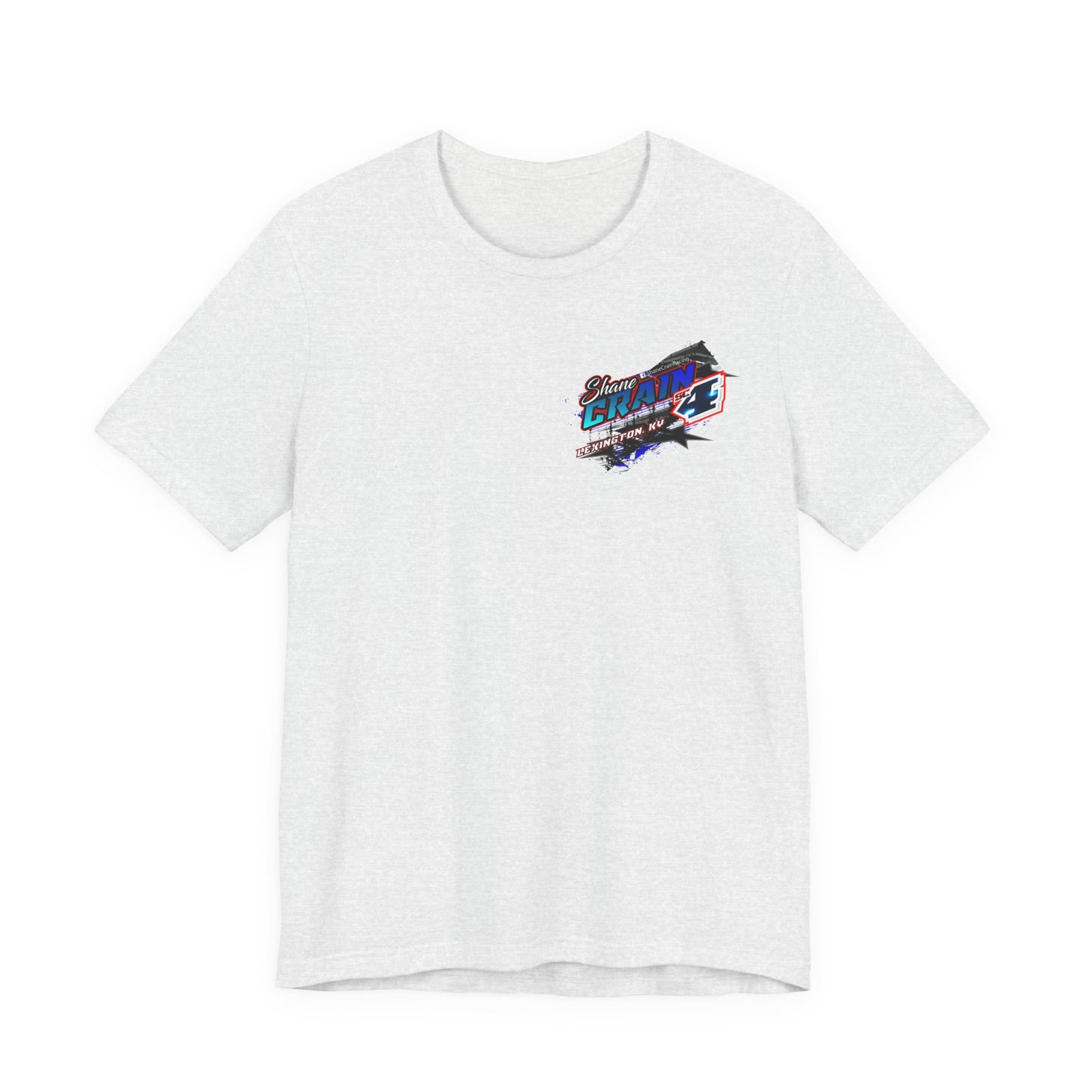 Shane Crain Racing Enthusiast Tee, Unisex Jersey Short Sleeve Shirt for Fans, Motorsport Gift, Race Day Apparel, Cool Graphic Tee, Shane Crain Design