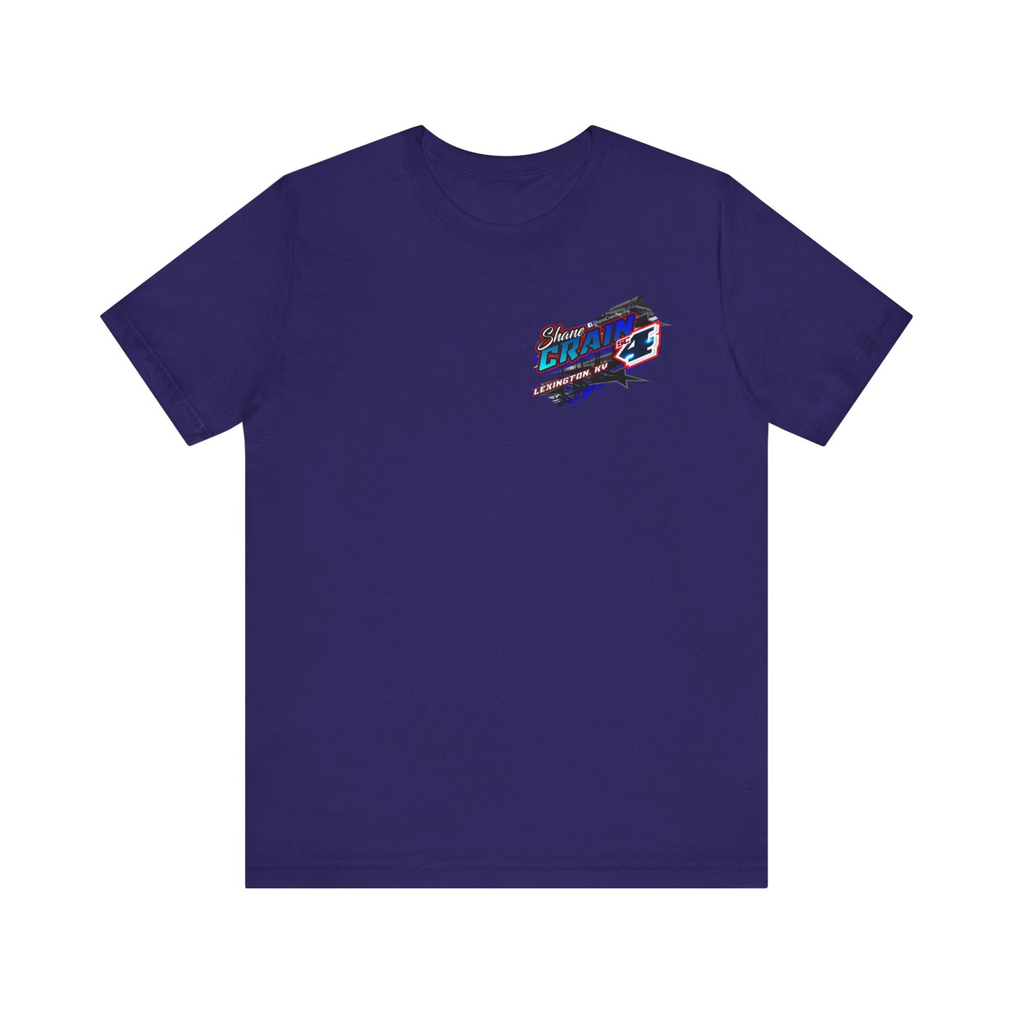 Shane Crain Racing Enthusiast Tee, Unisex Jersey Short Sleeve Shirt for Fans, Motorsport Gift, Race Day Apparel, Cool Graphic Tee, Shane Crain Design