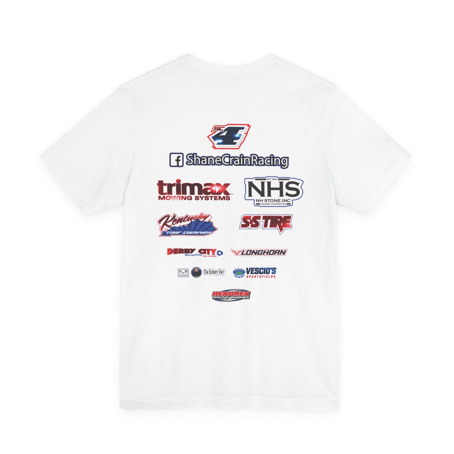 Shane Crain Racing Unisex Tee - Perfect for Race Fans, Casual Wear, Gifts for Drivers or Racing Enthusiasts