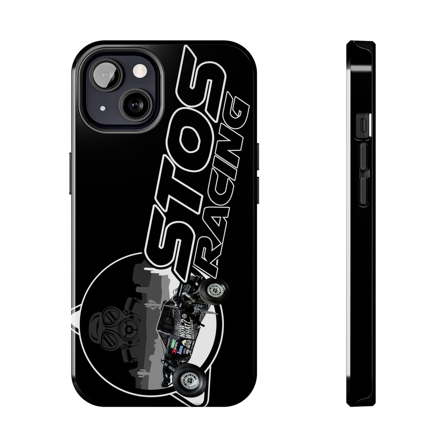STOS Racing-Themed Tough Phone Cases, Durable Racing Phone Cover, Motorsport Accessories, Gifting for Car Enthusiasts, Sturdy Phone Protection