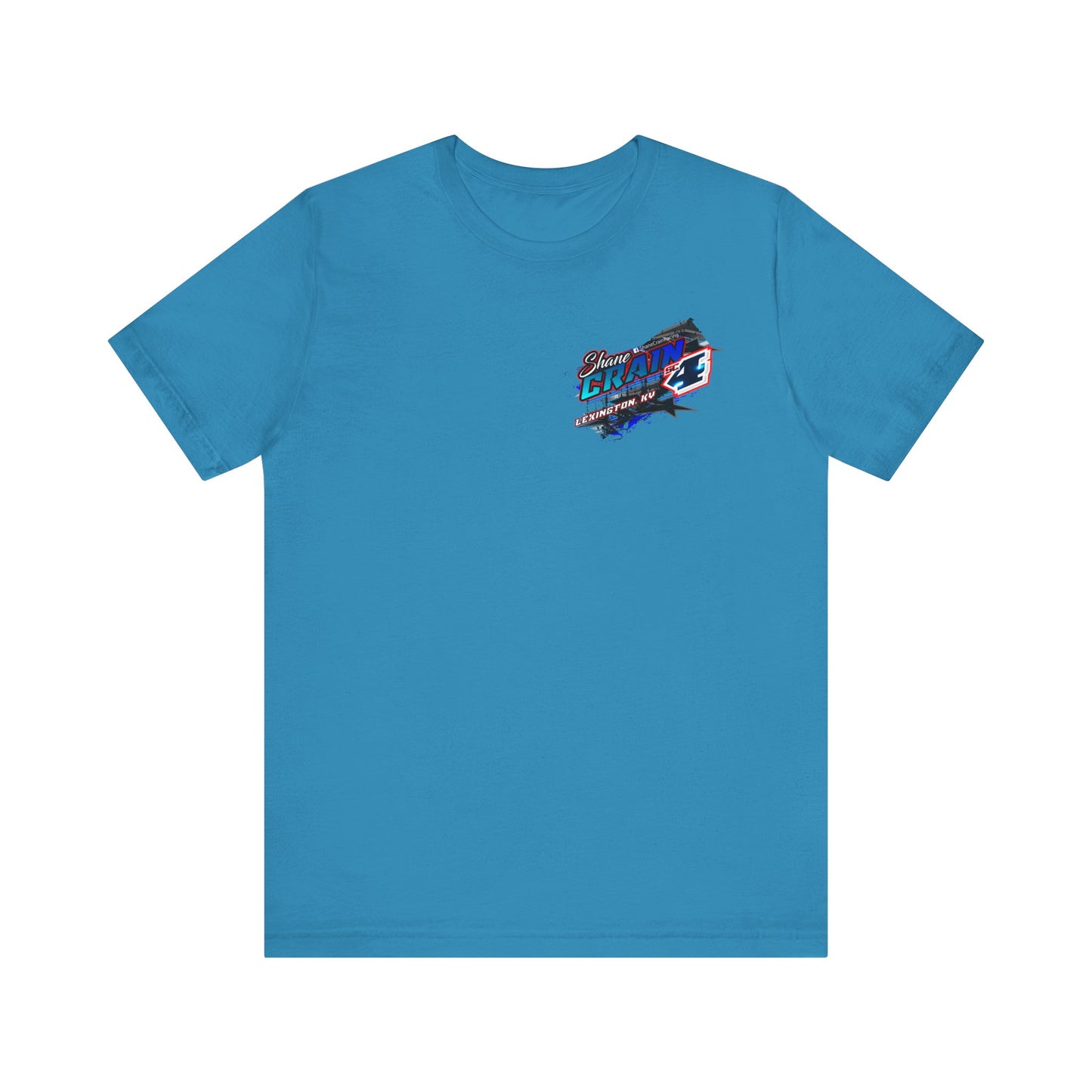 Shane Crain Racing Enthusiast Tee, Unisex Jersey Short Sleeve Shirt for Fans, Motorsport Gift, Race Day Apparel, Cool Graphic Tee, Shane Crain Design