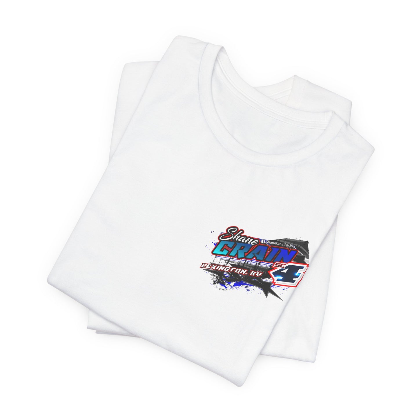 Shane Crain Racing Enthusiast Tee, Unisex Jersey Short Sleeve Shirt for Fans, Motorsport Gift, Race Day Apparel, Cool Graphic Tee, Shane Crain Design