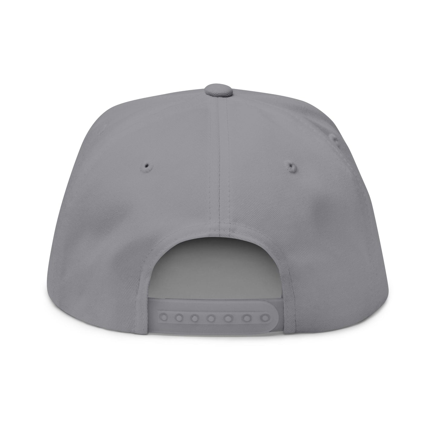 Trendy Embroidered Flat Bill Cap for Urban Style, Adjustable Snapback, Perfect Gift for Birthdays, Streetwear, Casual Outfits, Sports Events