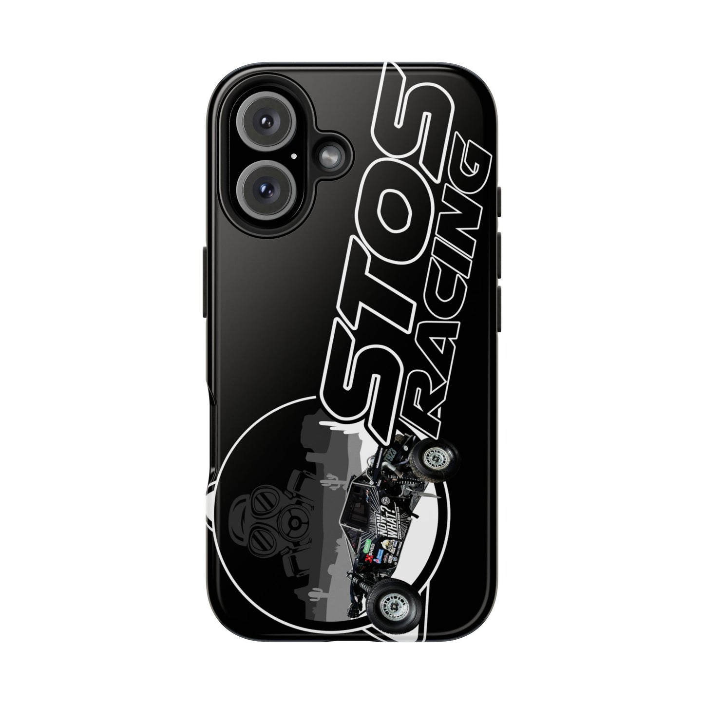 STOS Racing-Themed Tough Phone Cases, Durable Racing Phone Cover, Motorsport Accessories, Gifting for Car Enthusiasts, Sturdy Phone Protection