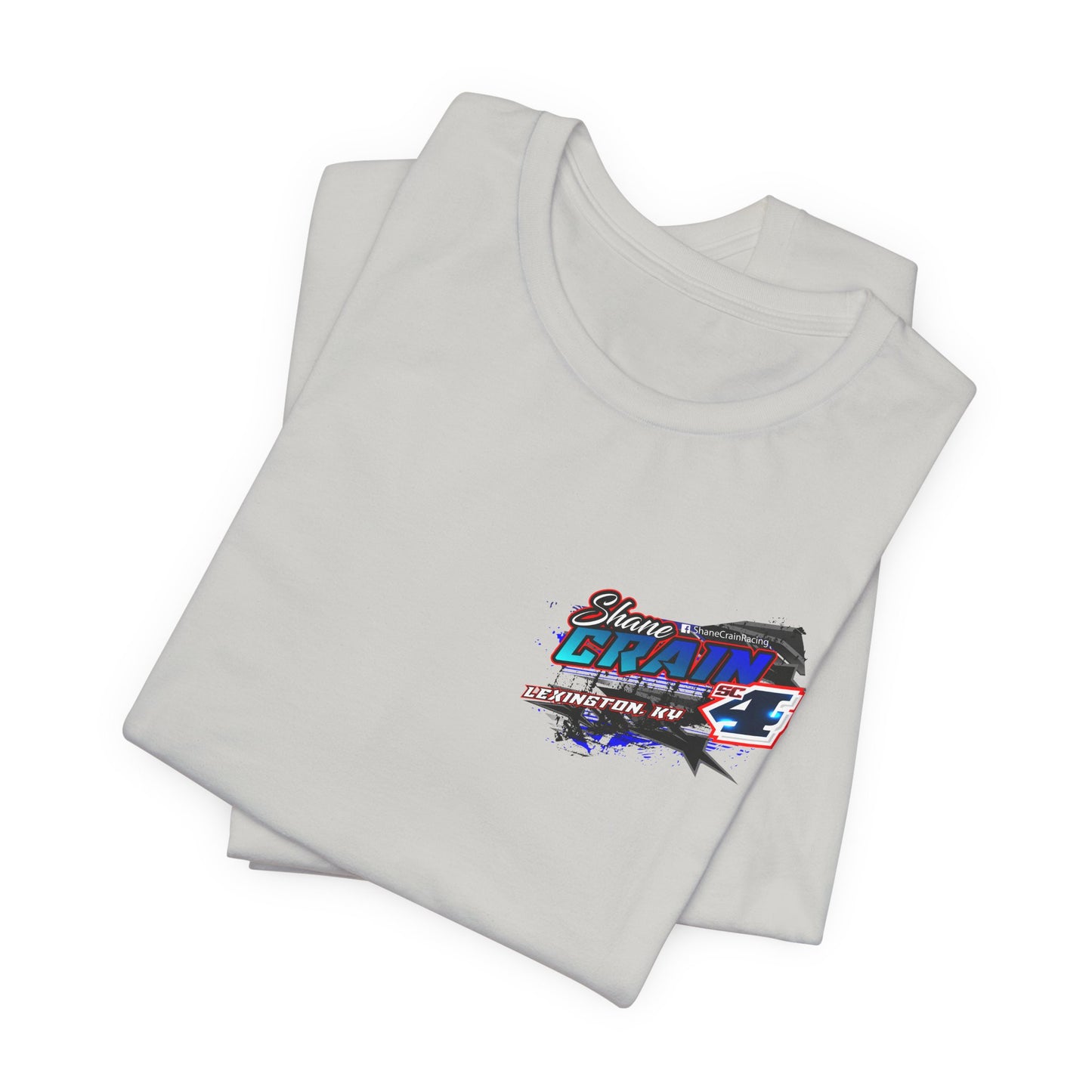 Shane Crain Racing Enthusiast Tee, Unisex Jersey Short Sleeve Shirt for Fans, Motorsport Gift, Race Day Apparel, Cool Graphic Tee, Shane Crain Design