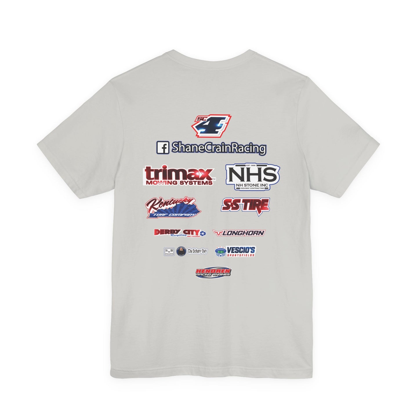 Shane Crain Racing Unisex Tee - Perfect for Race Fans, Casual Wear, Gifts for Drivers or Racing Enthusiasts