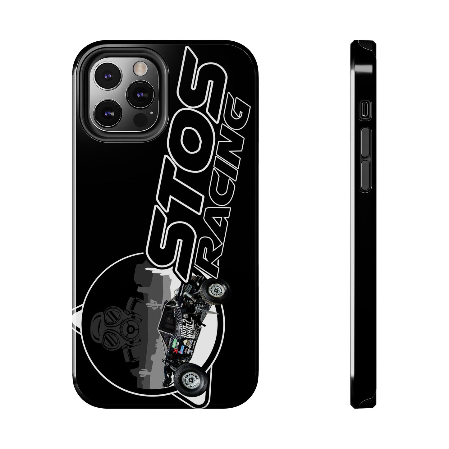 STOS Racing-Themed Tough Phone Cases, Durable Racing Phone Cover, Motorsport Accessories, Gifting for Car Enthusiasts, Sturdy Phone Protection