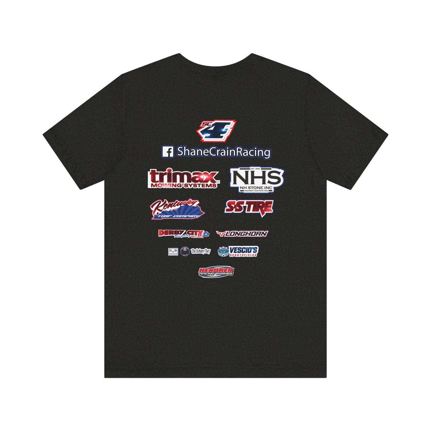 Shane Crain Racing Unisex Tee - Perfect for Race Fans, Casual Wear, Gifts for Drivers or Racing Enthusiasts