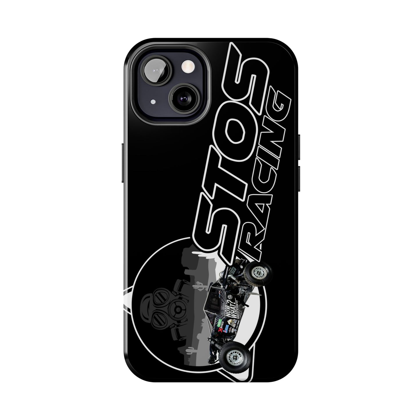 STOS Racing-Themed Tough Phone Cases, Durable Racing Phone Cover, Motorsport Accessories, Gifting for Car Enthusiasts, Sturdy Phone Protection