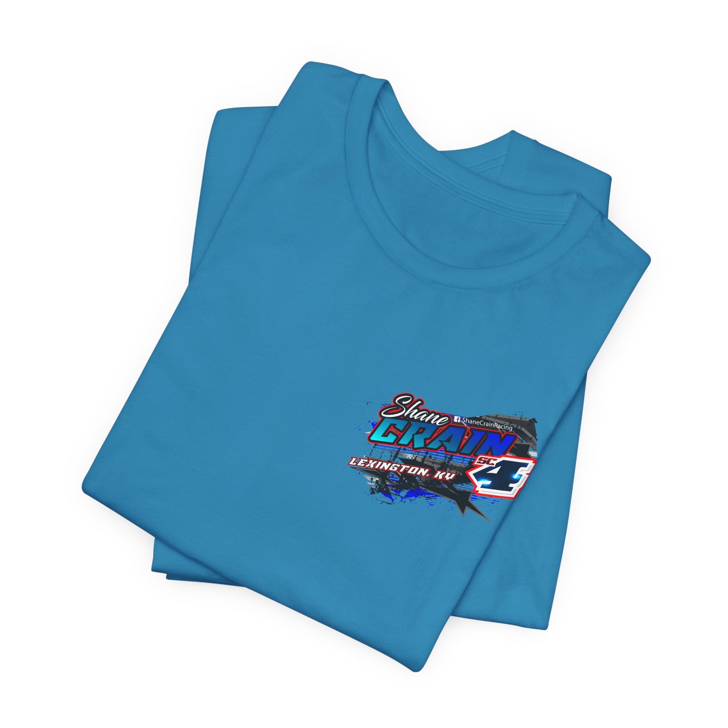 Shane Crain Racing Enthusiast Tee, Unisex Jersey Short Sleeve Shirt for Fans, Motorsport Gift, Race Day Apparel, Cool Graphic Tee, Shane Crain Design
