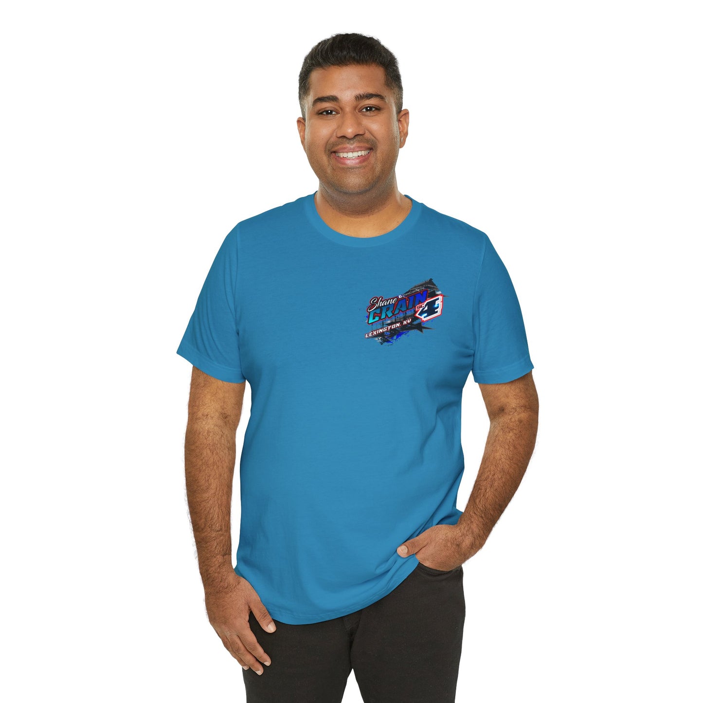 Shane Crain Racing Enthusiast Tee, Unisex Jersey Short Sleeve Shirt for Fans, Motorsport Gift, Race Day Apparel, Cool Graphic Tee, Shane Crain Design